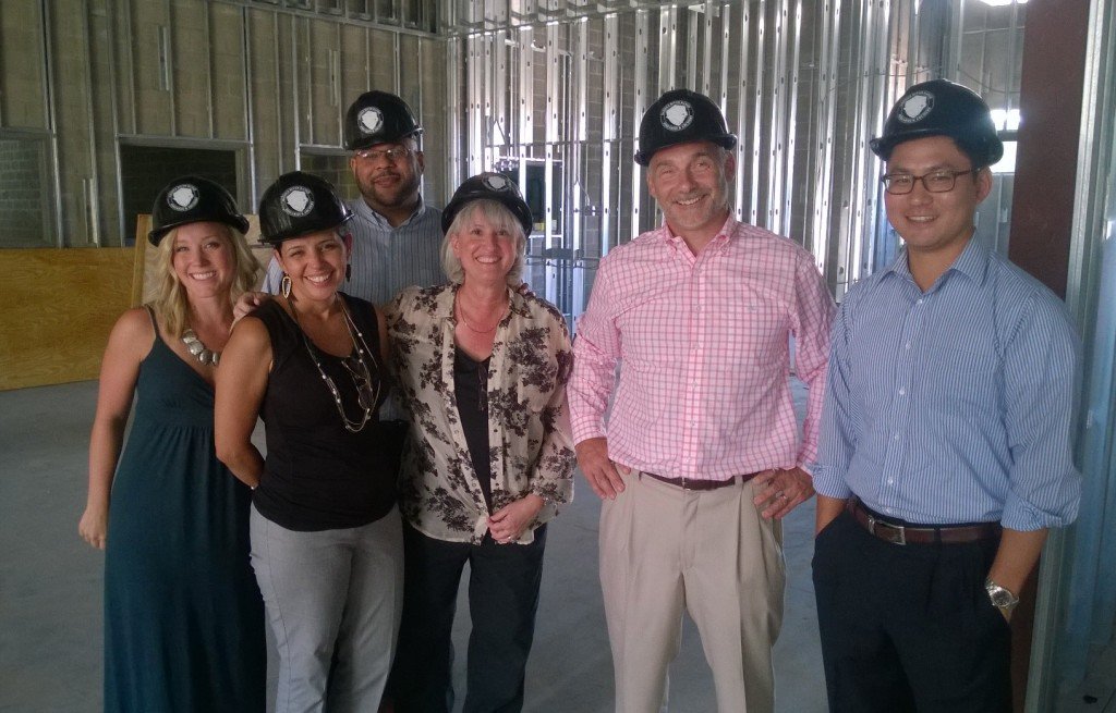 The Strong Firm attended a hard-hat tour of Saddle River Range to be opened later this year.